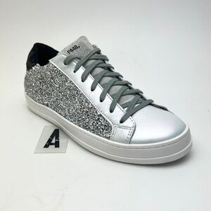 P448 John Glitter Sneaker sz 8